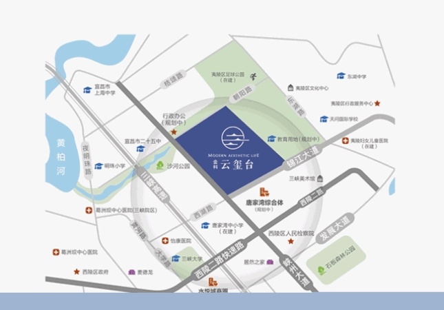 金科·云玺台交通图