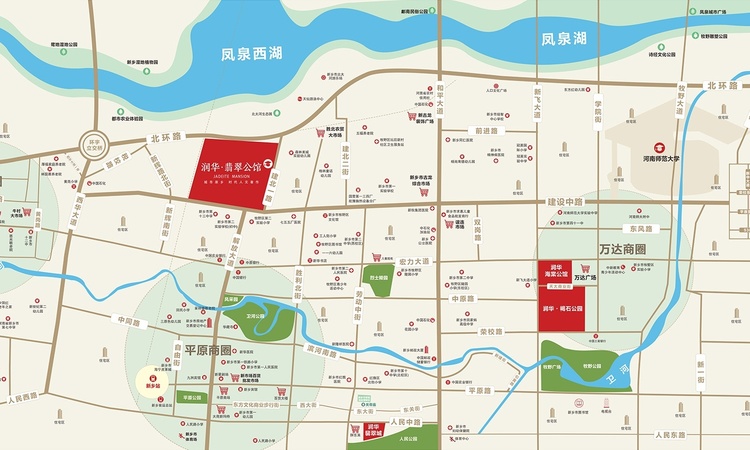 润华翡翠公馆交通图