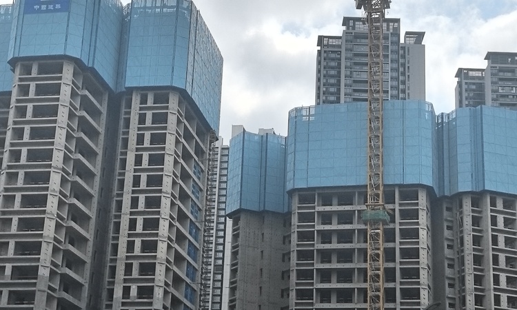 中建·观玥施工进度图