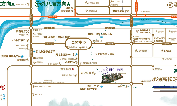 国创·融园交通图