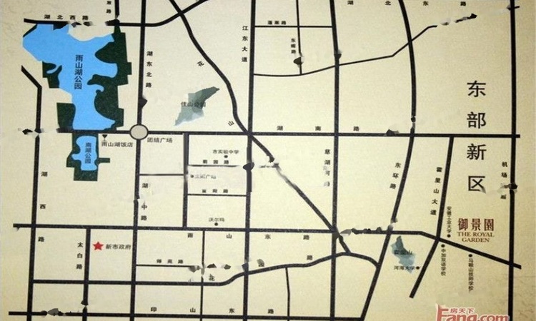 御景园·香山美墅交通图