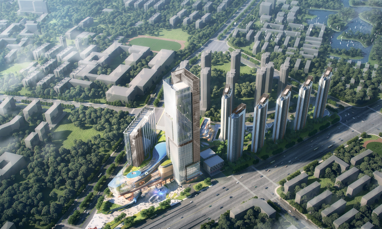 信达金地中山印效果图