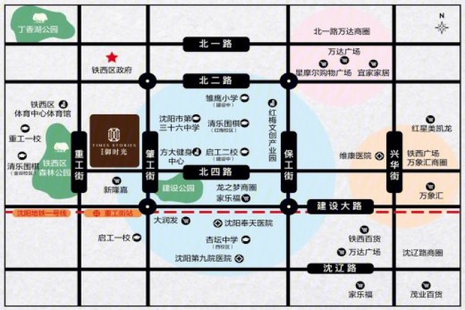 碧桂园·御时光交通图