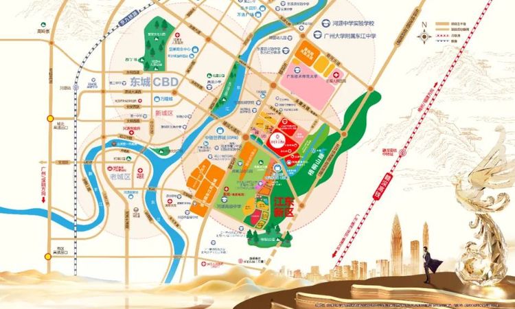 碧桂园凤凰台交通图