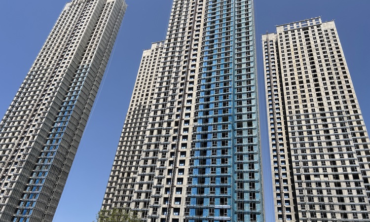 金融街滨海融御施工进度图