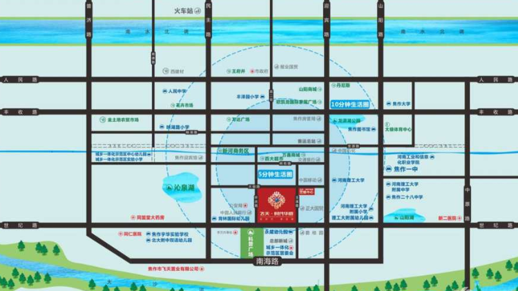 飞天时代华庭交通图