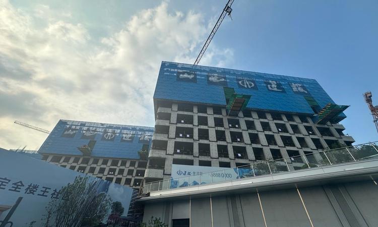 建投誉河院施工进度图