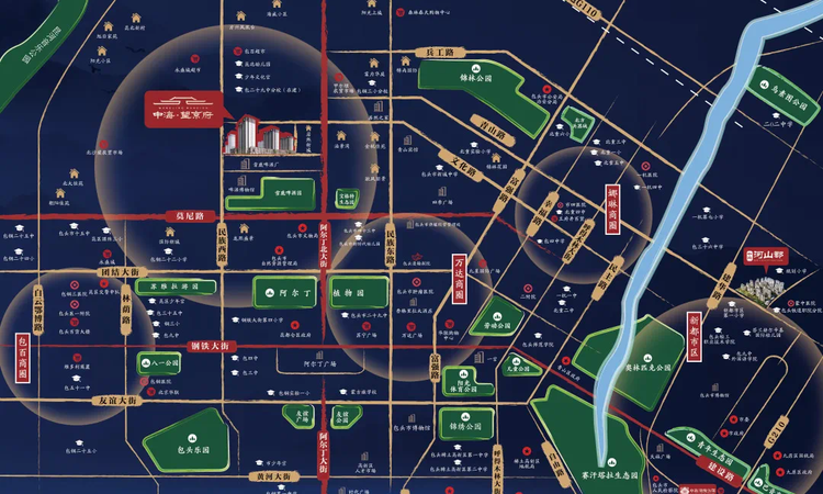 中海·望京府交通图