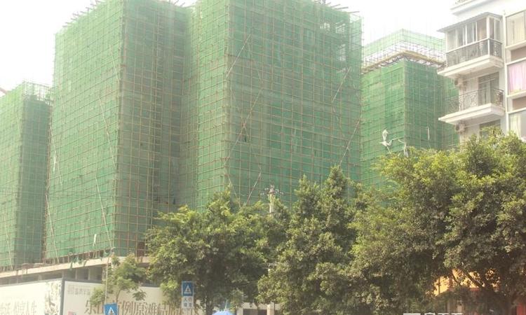 东安蓝湾半岛施工进度图
