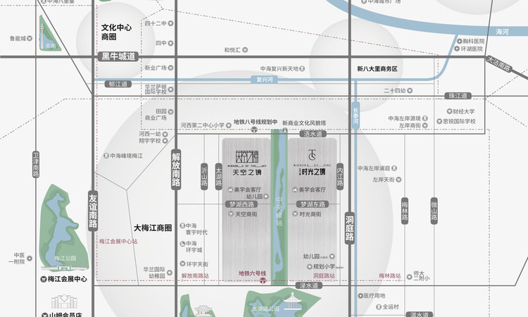中海时光之镜交通图
