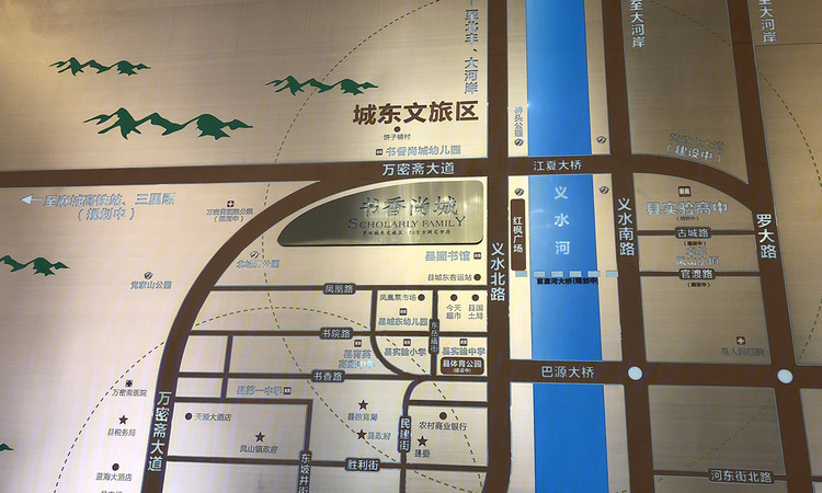 书香尚城交通图