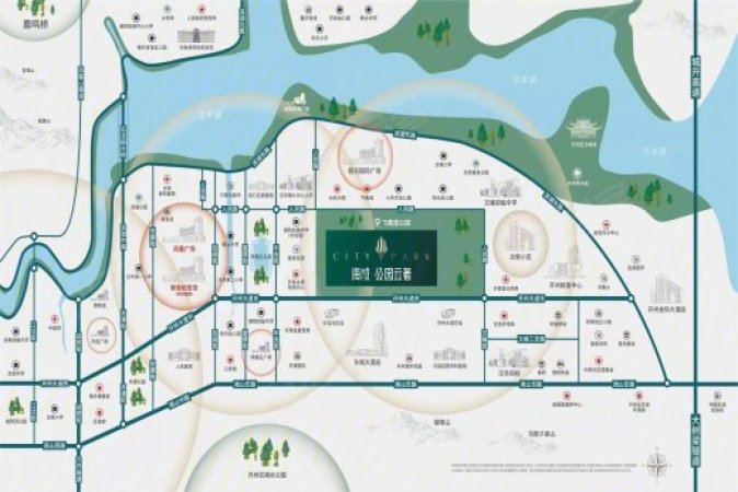 海成公园云著交通图