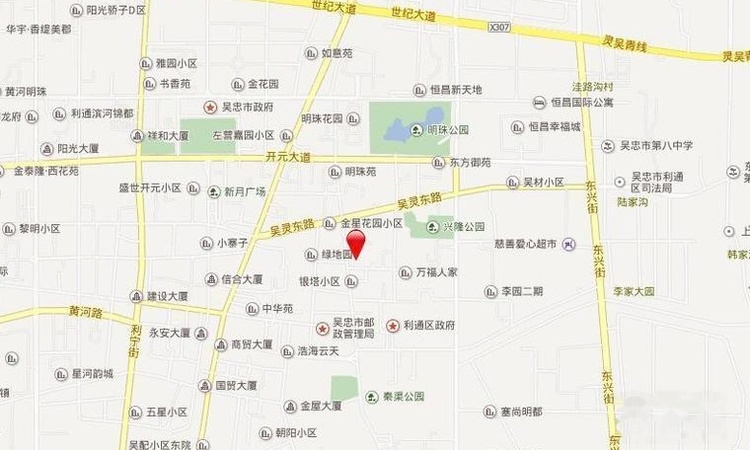 绿地宝塔名邸交通图