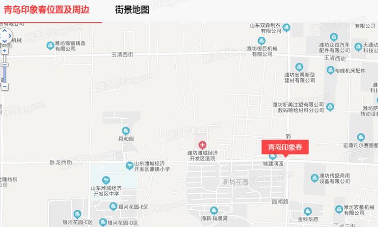 青岛印象春交通图