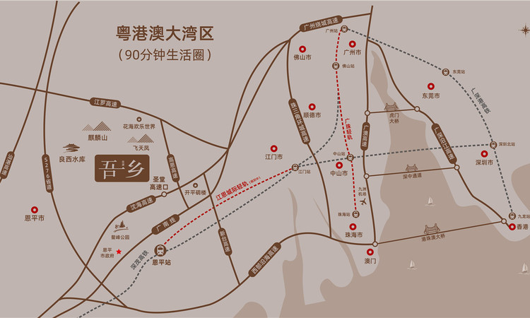 佳源吾乡交通图