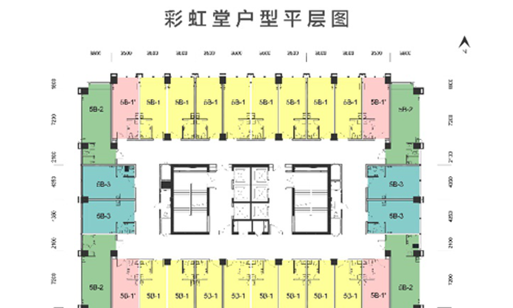 中博城珑誉园楼层平面图
