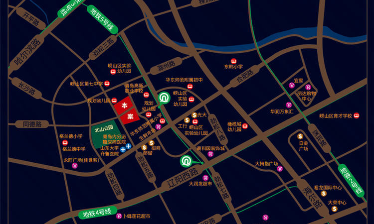 紫樾尚府交通图