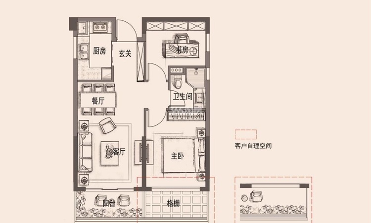 蓝城·桂语江南楼层平面图