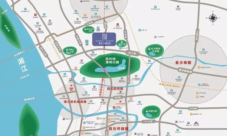 城发恒伟·北城首府交通图