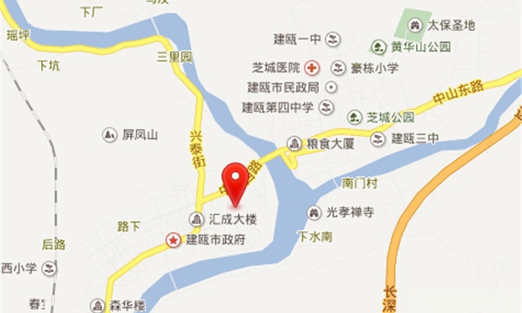高速·金福花园交通图