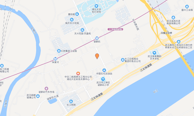 湖北交投长江国际绿创中心交通图