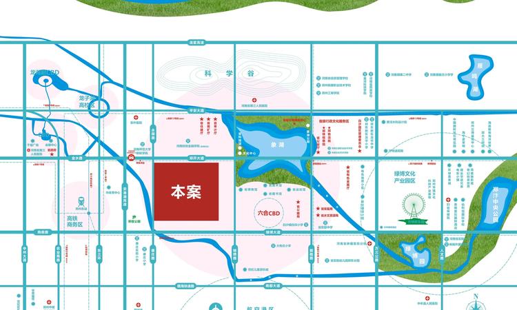 汉德如意府交通图