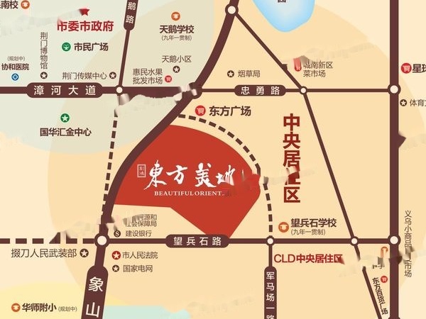 创鸿·东方美地交通图