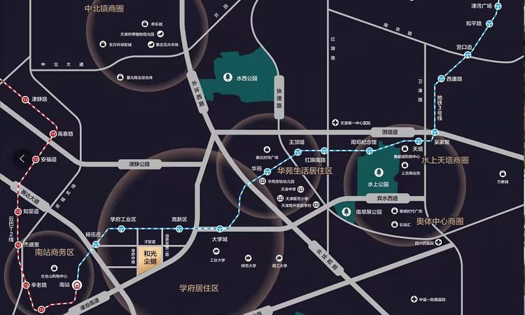 保利和光尘樾交通图