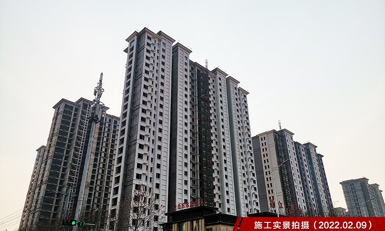 隆江华府施工进度图