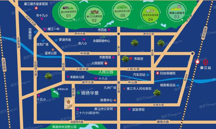 百汇·卓越华府交通图