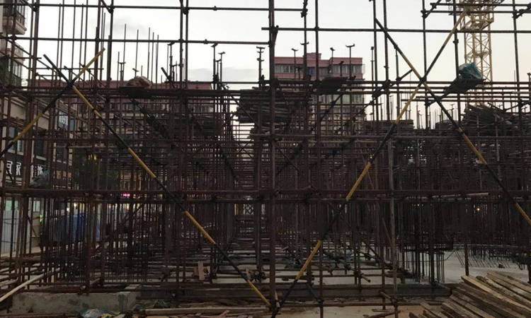 政泰大厦施工进度图