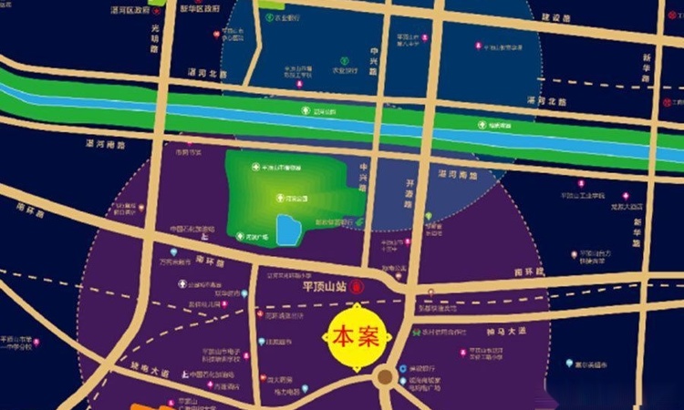 九龙广场交通图