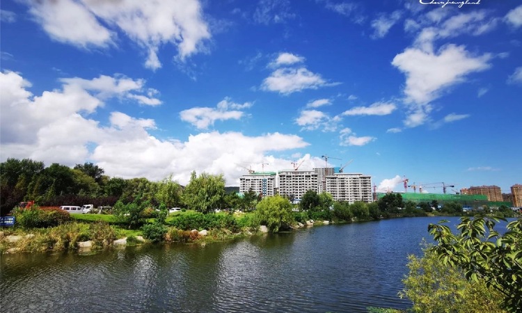 龙湖春江彼岸实景图