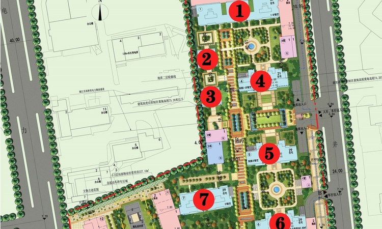 富力天禧院楼层平面图