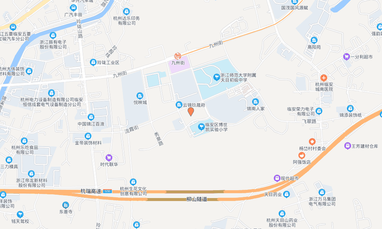 越秀云麓悦映邸交通图