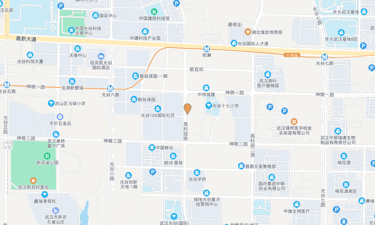 光谷洺悦天玺交通图