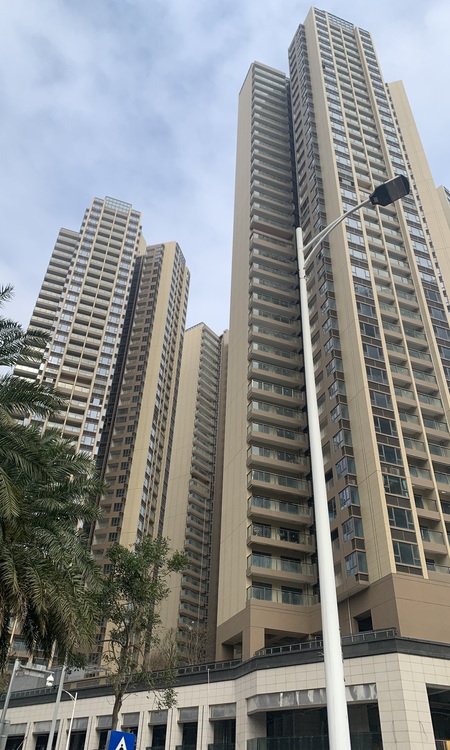 山海四季二期华府施工进度图