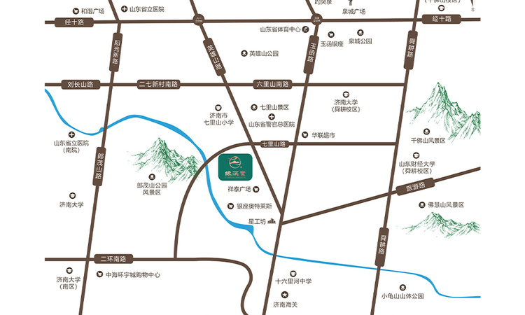 蓝石缘溪堂交通图