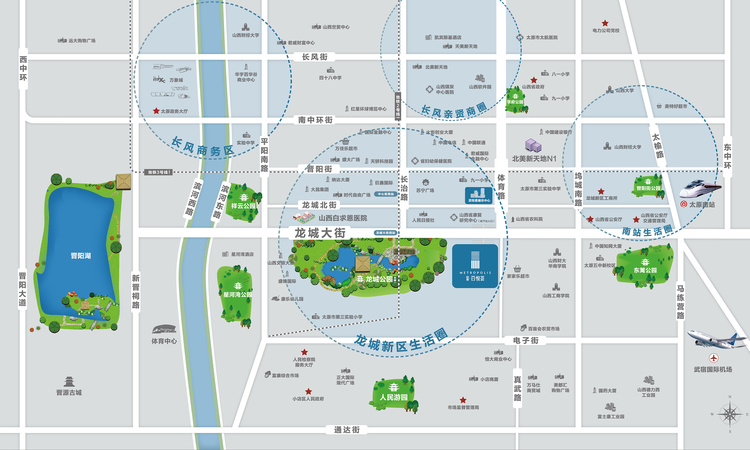 中梁百悦荟交通图