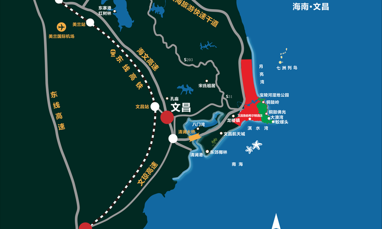 鲁能山海天泰山7号交通图