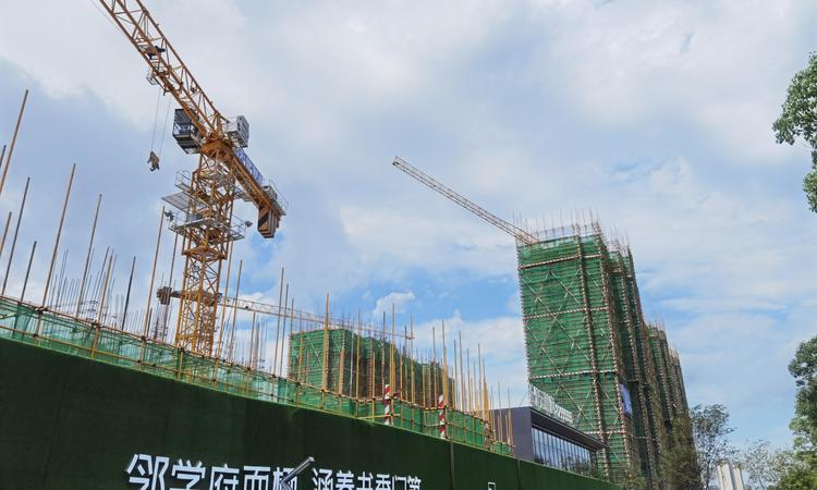 天健云麓府施工进度图