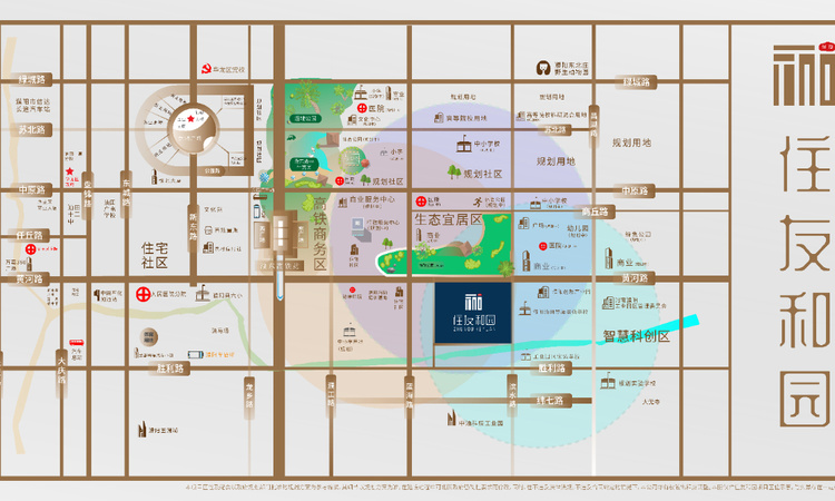 住友和园交通图