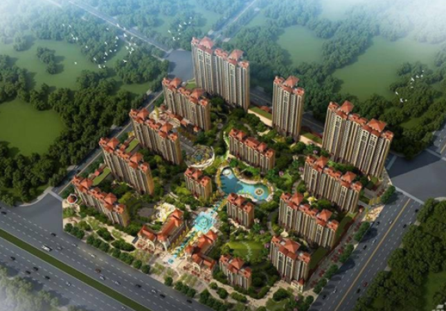 多伦·公园里效果图