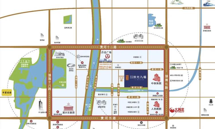 中梁众成·拾光九樾交通图