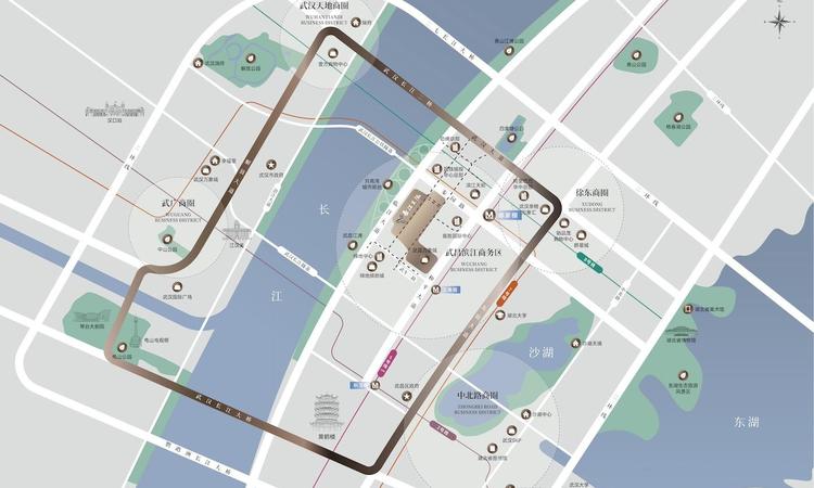 长江天际交通图