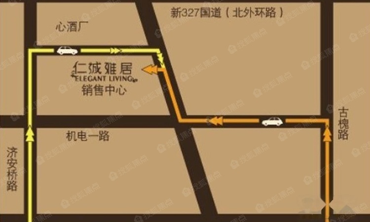 仁诚雅居交通图