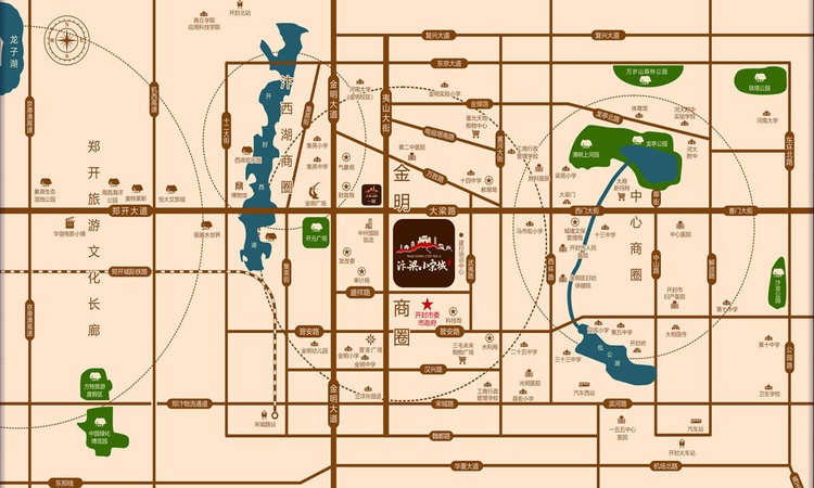 汴梁小宋城文商旅综合体项目交通图