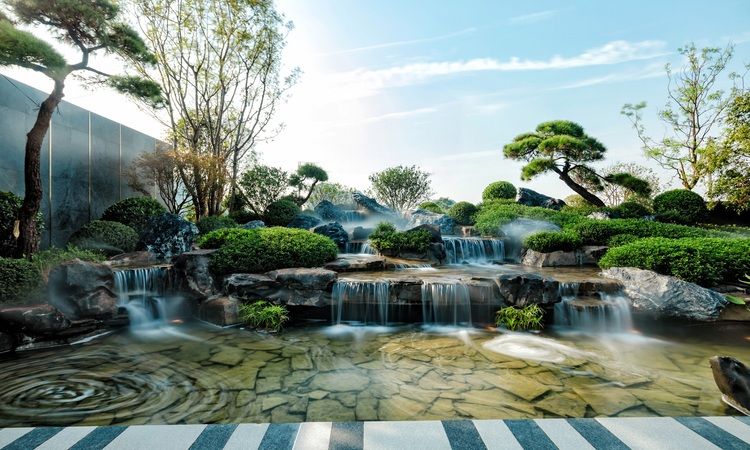 联发山水间实景图