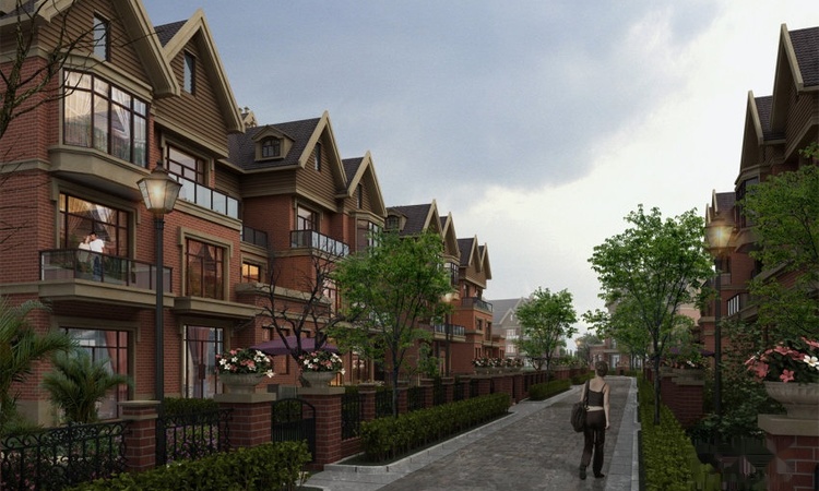 红郡庄园实景图