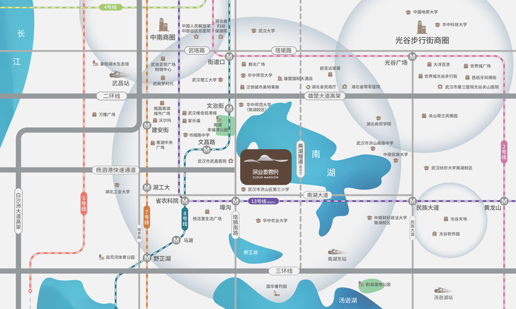 深业泰雲府交通图